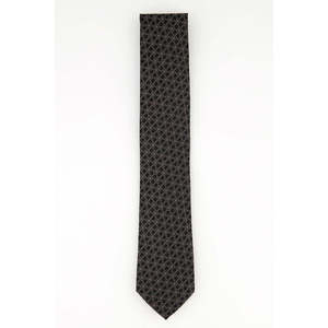 Corbata de Seda Clásica con Medallón para Hombre Calvin Klein, 100% Seda, Estampado Floral Jacquard con Puntos, Estilo Casual, Talla Regular - Product Image 1