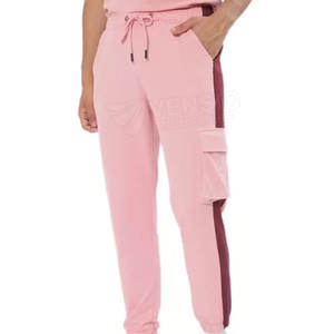 Nouveau style de jogging en coton décontracté pour hommes pantalon de sport pantalon à taille élastique léger à taille moyenne design - Product Image 1