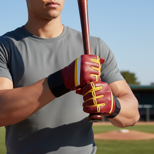 Guantes de Bateo de Béisbol Profesionales Ligeros para Jóvenes y Adultos, Agarre en la Palma, Ajuste Flexible en la Muñeca para Mayor Comodidad y Confianza - Product Image 4