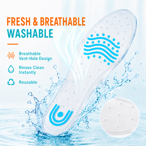 Semelle orthopédique confortable en gel de silicone pleine longueur à <span class=keywords><strong>prix</strong></span> d'usine avec soutien de la voûte plantaire et amorti massant pour le soulagement de la fasciite plantaire - Product Image 2