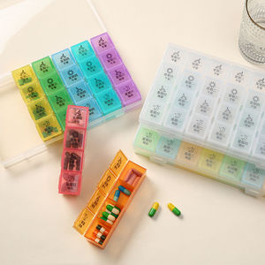กล่องใส่ยาพกพา UP-08C - กล่องจัดยาพลาสติก - Product Image 1