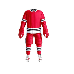 Venta caliente más nuevo conjunto de uniformes de hockey sobre hielo de alta calidad logotipo personalizado ropa casual deportes uniformes de hockey sobre hielo - Product Image 6