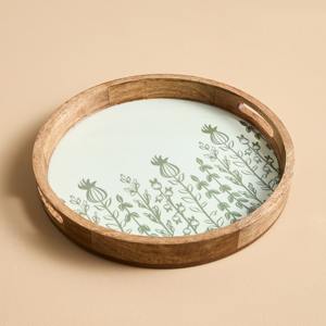 Plateau de service en bois émaillé pour la maison, plateau de service pratique pour les aliments - Product Image 6