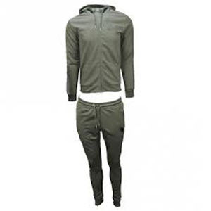 ชุดวอร์มผ้าฟลีซระบายอากาศได้ดีเป็นมิตรกับสิ่งแวดล้อมของผู้ชายชุดฝึก2ชิ้นวิ่งออกกำลังกายเล่นยิมพิมพ์โลโก้สำหรับกีฬาฤดูหนาว - Product Image 3