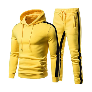 Pantalon à capuche en molleton technique unisexe de qualité supérieure pour hommes et ensembles de gymnastique survêtements d'hiver avec logo imprimé - Product Image 1