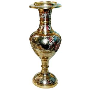 Floreros de metal La mejor decoración interior y diseño hecho a mano Florero de planta verde y floreros Lo mejor para los regalos de inauguración de la casa - Product Image 5