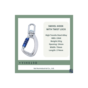 YIH019D Steel Alloy Swivel <b>Hook</b> for Various Applications - Product Image 2