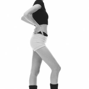 T-shirt d'entraînement pour femmes femmes décontracté plaine Logo personnalisé coton col rond longues chemises à manches courtes - Product Image 3