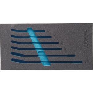 Inserto de Espuma Suave de 2 Componentes Hazet para Estuches de Herramientas 163-97/6 y 606 N/6 - Product Image 1