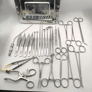 Juego de Instrumentos Profesionales para Cirugía de Fístula AV, 30 Piezas, Acero Inoxidable, Acceso Vascular - Product Image 1