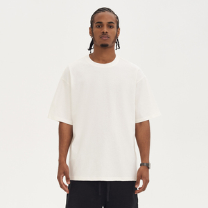 Camiseta clásica de alta calidad personalizada elegante y cómoda de algodón informal personalizada Streetwear para hombres - Product Image 3