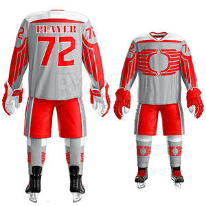 Uniforme de hockey sobre hielo para hombres de alta calidad diseñado para la comodidad y el rendimiento Tela transpirable con color y tamaño personalizados - Product Image 2