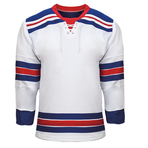 OEM Custom <b>Men's</b> Ice Hockey Jersey Sublimated Breathable with Embroidered Logo Flag Design Wholesale Team Uniform - Product Image 2