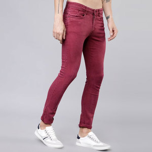 Pantalones vaqueros ligeros y elegantes para hombre, diseño personalizable, patrón recto, tela de lona, fabricante al por mayor - Product Image 3