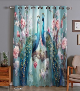 100% Polyester Jacquard Digital Printed <b>Curtain</b> Fabric Eco-Friendly Woven Terry Custom Printed Plain Fast Shipping OEM/ODM - Product Image 3