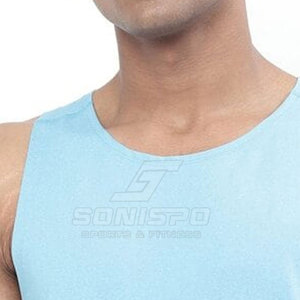 Débardeur d'entraînement sur mesure pour hommes Vêtements de sport respirants avec style décontracté en coton tricoté et polyester pour la course - Product Image 5