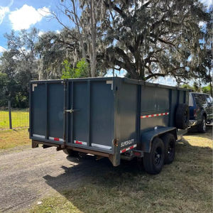 Remorque à benne basculante de qualité supérieure 7x16 pour usage agricole Système hydraulique durable avec composants de base pour remorque de tracteur - Product Image 1