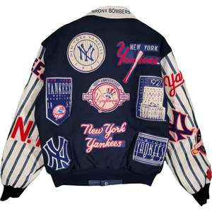 Haute qualité hommes Style décontracté col montant Letterman Varsity veste coupe-vent hiver chaud 100% coton prix raisonnable - Product Image 6