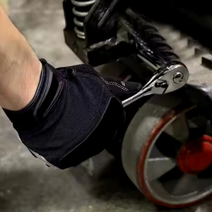 Gants de travail généraux Gants de mécanique en cuir durables et lavables en machine Performance Fit OEM ODM Disponible - Product Image 6