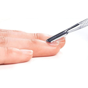 Pousse-cuticules réutilisable en acier inoxydable en gros, nettoyeur d'ongles, outil de manucure et de pédicure, salon, soin des ongles à domicile - Product Image 1