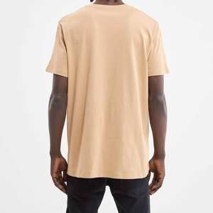 T-shirt à manches courtes en coton 100% pour homme, col en V, personnalisé, de haute qualité, été, logo personnalisé, broderie, impression, chemises pour homme - Product Image 5