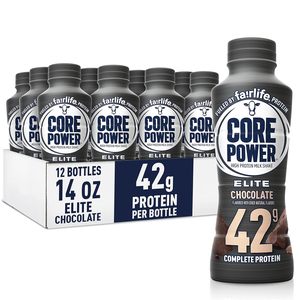 Batido de Proteína Core Power Elite, Sabor Chocolate, Botella de 42 g, 14 oz, Paquete de 12 - Product Image 5