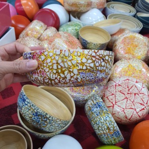 ชุดแก้วไม้ไผ่เป็นมิตรต่อสิ่งแวดล้อมแบบเวียดนามชุดแก้วไม้ไผ่ถ้วยชากาแฟน้ำดื่มด้านหลังโรงเรียนเป็นมิตรต่อสิ่งแวดล้อม - Product Image 4