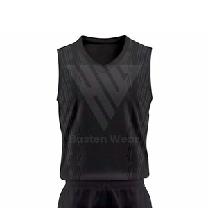 Uniforme de volley-ball sans manches personnalisable pour hommes, pour vêtements d'hiver imprimés, faible MOQ, vente en gros OEM, ensembles d'uniformes teints en uni - Product Image 4