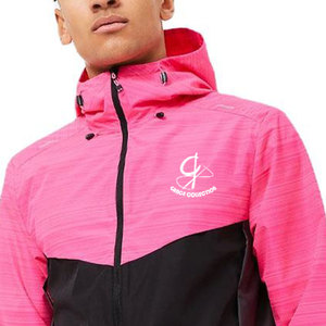 Conjunto de Pantalones Cortos y Chaqueta Cortavientos de Dos Piezas para Hombre, Estilo Urbano, Color y Logotipo Personalizables - Product Image 2