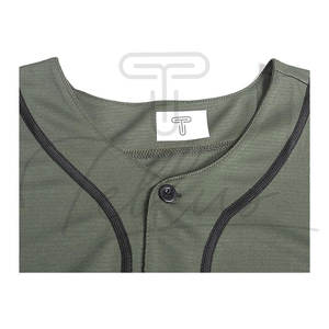 Camiseta de Béisbol Estampada de Manga Corta para Hombre al Por Mayor al Mejor Precio - Nombre y Número del Equipo Personalizados 100% Poliéster - Product Image 3