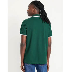 Polo personalizado de secado rápido para hombre, Polo de manga corta reciclado de golf liso, Camiseta deportiva para gimnasio - Product Image 2