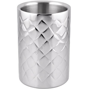 Juego de barras de acero inoxidable de 4 piezas con diseño de diamante, cubos de hielo y tinas para bebidas - Product Image 3