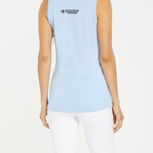 Camisetas sin mangas de yoga deportivas sin costuras de alta calidad para mujer Top liso moderno personalizado de moda - Product Image 5