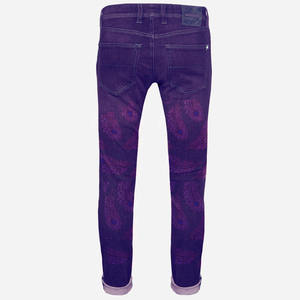 กางเกงยีนส์ไนลอนแบบสั่งทำปี 2026 คุณภาพสูง แฟชั่นลำลองสำหรับผู้ใหญ่ ขายส่ง เอวกลาง ทรงตรง ยืดได้ กางเกงยีนส์ผู้ชายแบบฟอก - Product Image 2