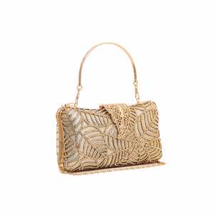 Embrague nupcial dorado P15266 enaguas elegantes para novias - Product Image 2