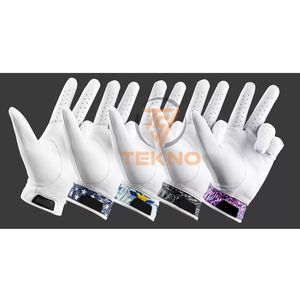 2025 hommes Logo personnalisé Cabretta cuir gants de golf anti-dérapant doux respirant équipement de sport prix de vente entier-couleur blanche - Product Image 6