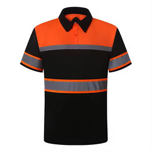 OEM de alta calidad al por mayor de seguridad reflectante camisas polo Hi Viz camisas fabricante - Product Image 4