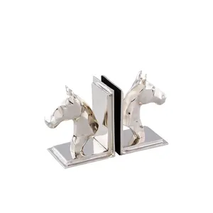 Support de livre en aluminium plaqué or de luxe, design moderne 3D, style antique, Feng Shui, pour l'intérieur, marché de gros - Product Image 1