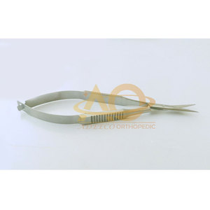 Tijeras de microcirugía de arco Iris, juego de 10 unidades, rectas y curvadas, con muelle de Noyes, 11,5 cm - Product Image 4