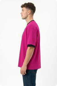 Summer sale High Quality Oversized Heavyweight Rib Neck Streetwear 230gsm Drop shoulder t shirt for men - Product Image 2