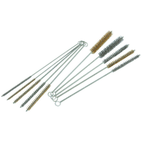 Personnalisé En Acier Inoxydable Pas Cher Prix Nylon Matériel Fil D'acier Poignée De Nettoyage Tube Bouteille Brosses