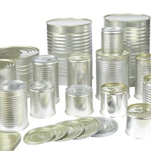Boîtes de conserve métalliques rondes pour la sécurité alimentaire, pour l'emballage de 200g, 400g, 850g, 1000g de sauce tomate, sardines, boîtes de conserve vides personnalisées pour aliments - Product Image 1