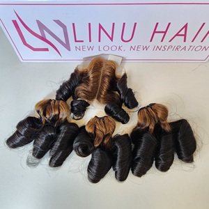 100% Cabello humano alineado con cutícula Virgen sin procesar, extensiones de cabello humano vietnamita Paquetes de cabello - Product Image 2