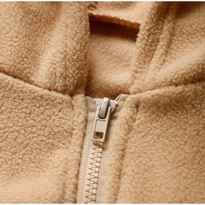 Sweat à capuche à manches longues pour femmes et haut court Jogging avec pantalon de survêtement solide ensemble deux pièces vêtements d'hiver écologiques - Product Image 6