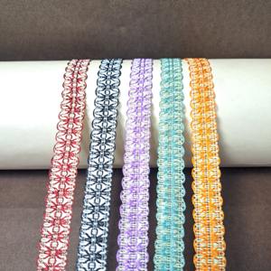 Ribete de Encaje de Poliéster/Algodón de Primera Calidad, Nuevo Diseño, Tejido a Crochet, Colorido, Soluble en Agua, Ecológico, al Mejor Precio, Decorativo - Product Image 1