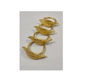 Design élégant anneau de serviette en métal plaqué or fait à la main anneau de serviette en gros prix bas anneau de serviette décoratif en gros - Product Image 5