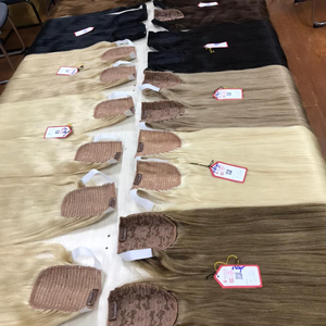 Extension de cheveux humains Remy 100% vierges, queue de cheval, couleur cendrée, Extensions de cheveux humains naturels, vente en gros, Apohair factory - Product Image 1