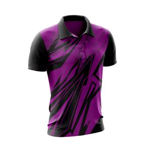 Polo personnalisé 100% coton pour hommes Chemise imprimée à manches courtes en grande taille pour hommes pour Polo court - Product Image 4