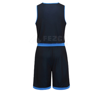 Men's Breathable Plus Size Basketball Uniform Custom Logo Printing High Quality 100% Polyester Wholesale - Product Image 2