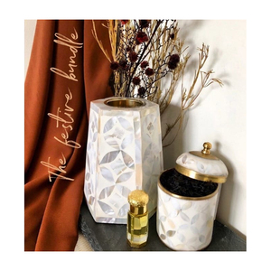 2025 NUEVA LLEGADA RELIGIOSA ARABE INLLAY BAKHOOR QUEMADOR SET con CAJA ACRÍLICA y BANDEJA QUEMADOR DE INCIENSO DE ALTA CALIDAD - Product Image 2